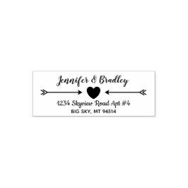 Zwart Ink Aangepaste Naam Retouradres Zelfinktende Stempel