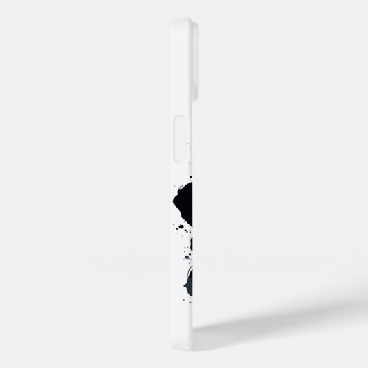 Zwart Inkt Astronaut Cat Design Case-Mate iPhone Case (Achterkant / Rechts)