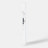 Zwart Inkt Astronaut Cat Design Case-Mate iPhone Case (Achterkant / Links)