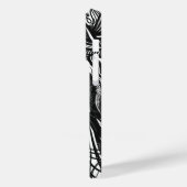 Zwart inkt illustratie vrouwen Case-Mate iPhone case (Achterkant / Links)