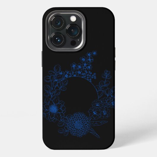 Zwart iPhone Hoesje (Achterkant)