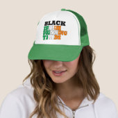 Zwart irish drink team trucker pet (In situ)