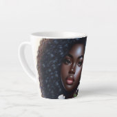 Zwart is een mooie theekop latte mok (Linkerhoek)