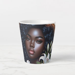 Zwart is een mooie theekop latte mok