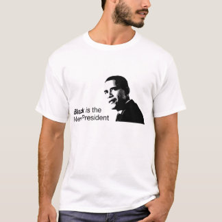 Zwart is het nieuwe President Obama T-Shirt