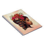 Zwart is mooi boek liefhebber Notitieboek (Rechterzijde)