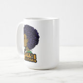 Zwart is mooi koffiemok (Voorkant links)