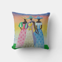 Zwart is prachtig Sierkussen voor Afrikaanse kunst