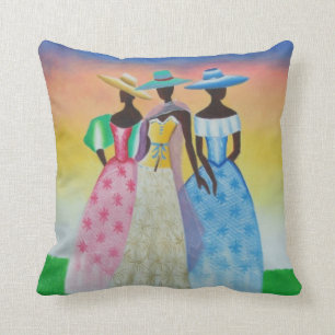 Zwart is prachtig Sierkussen voor Afrikaanse kunst