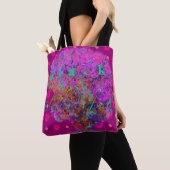 Zwart is prachtig (veelkleurig op Fuchsia) Tote Bag (Dichtbij)