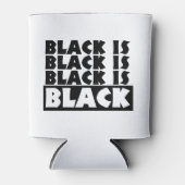 Zwart is zwart blikjeskoeler (Voorkant)