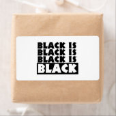 Zwart is zwart etiket (Insitu)