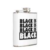 Zwart is zwart heupfles (Rechts)