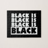 Zwart is zwart legpuzzel (Horizontaal)