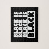 Zwart is zwart legpuzzel (Verticaal)