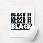 Zwart is zwart muismat (Met muis)