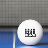 Zwart is zwart pingpongbal (Net)