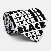 Zwart is zwart stropdas (Opgerold)