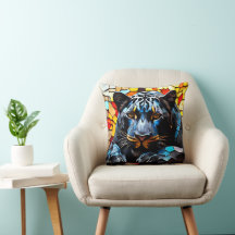 Zwart Jagua Mozaïek Glas in lood