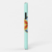 Zwart Jaguar Portret Bloemen Case-Mate iPhone Case (Achterkant/rechts)