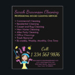 Zwart Janitorial Maid House Cleaning Flyer<br><div class="desc">Zwart Janitorial Maid House Cleaning Flyer</div>