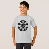 zwart japan inoue ma oosters t-shirt (Voorkant volledig)