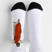 Zwart Jesus T-shirt Sokken (Top)