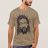 Zwart Jezus shirt (Voorkant)