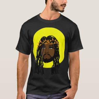 Zwart Jezus verslaat Afrikaanse Amerikaanse religi T-shirt