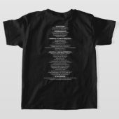Zwart Jupiter Maan Io T-Shirt (Laag Achter)