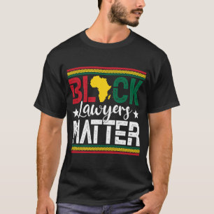 Zwart juristen maken een zwarte geschiedenis Maand T-shirt