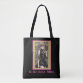  zwart jurk Glamour LBD Tote Bag (Voorkant)