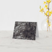 zwart kaart (Gele Bloem)