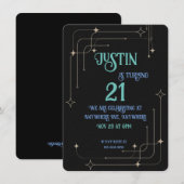 Zwart & kaart (Voorkant / Achterkant)