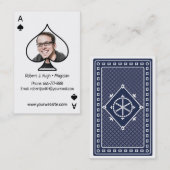 Zwart kaartsjabloon voor advertentiepad visitekaartje (Voorkant / Achterkant)