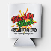 ZWART KAN DE 19E NIET TEGENHOUDEN BLIKJESKOELER (Voorkant)