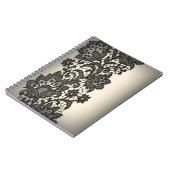  zwart Kant beige Paris Notitieboek (Linkerzijde)