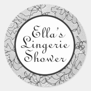 Zwart Kant Lingerie Stickers