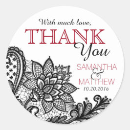 Zwart Kant Wit Moderne Gothic Dank u Label