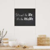 zwart karton met quote poster (Keuken)