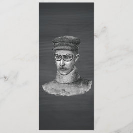 Zwart karton Steampunk Goggles Man