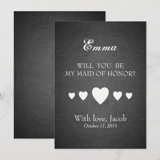 Zwart karton zal je zijn... kaart (Voorkant / Achterkant)