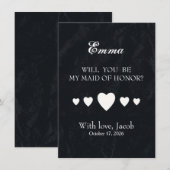 Zwart karton zal je zijn... kaart (Voorkant / Achterkant)