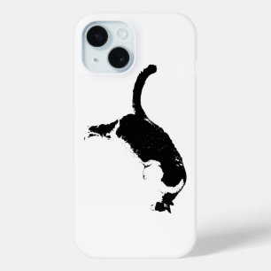 Zwart Kat iPhone 15 Case
