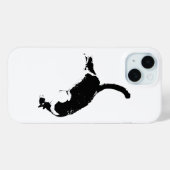 Zwart Kat Case-Mate iPhone Case (Achterkant (horizontaal))