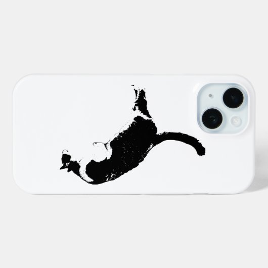 Zwart Kat Case-Mate iPhone Case (Achterkant (horizontaal))