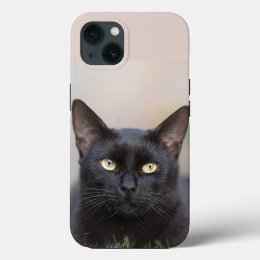 zwart kat Case-Mate iPhone hoesje (Achterkant)