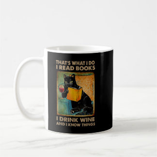 Zwart Kat dat is wat ik lees Boeken I Drink Wi Koffiemok