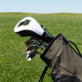 Zwart Kat Heks Halloween Tshirt Golfheadcover (Insitu)