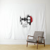 Zwart Kat Het is goed dat ik alles goed vind. Wandkleed (In Situ (horizontaal))